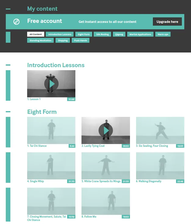 Tai Chi School homepage